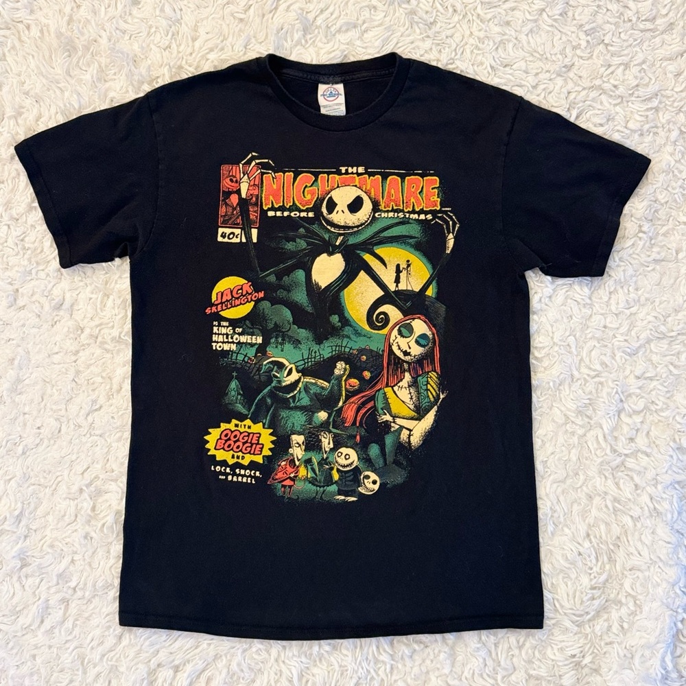 The Nightmare Before Christmas T-Shirt – Delta Pro Weight – Size Medium